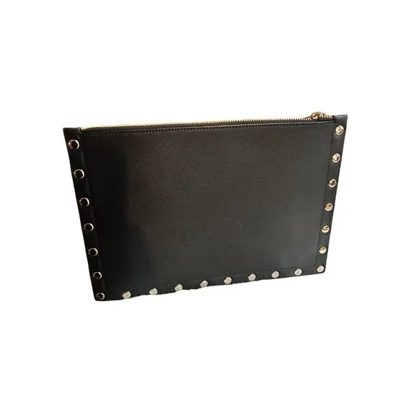 White House Black Market Floral Studded Embellished‎ Pouch Clutch - Picture 3 of 7